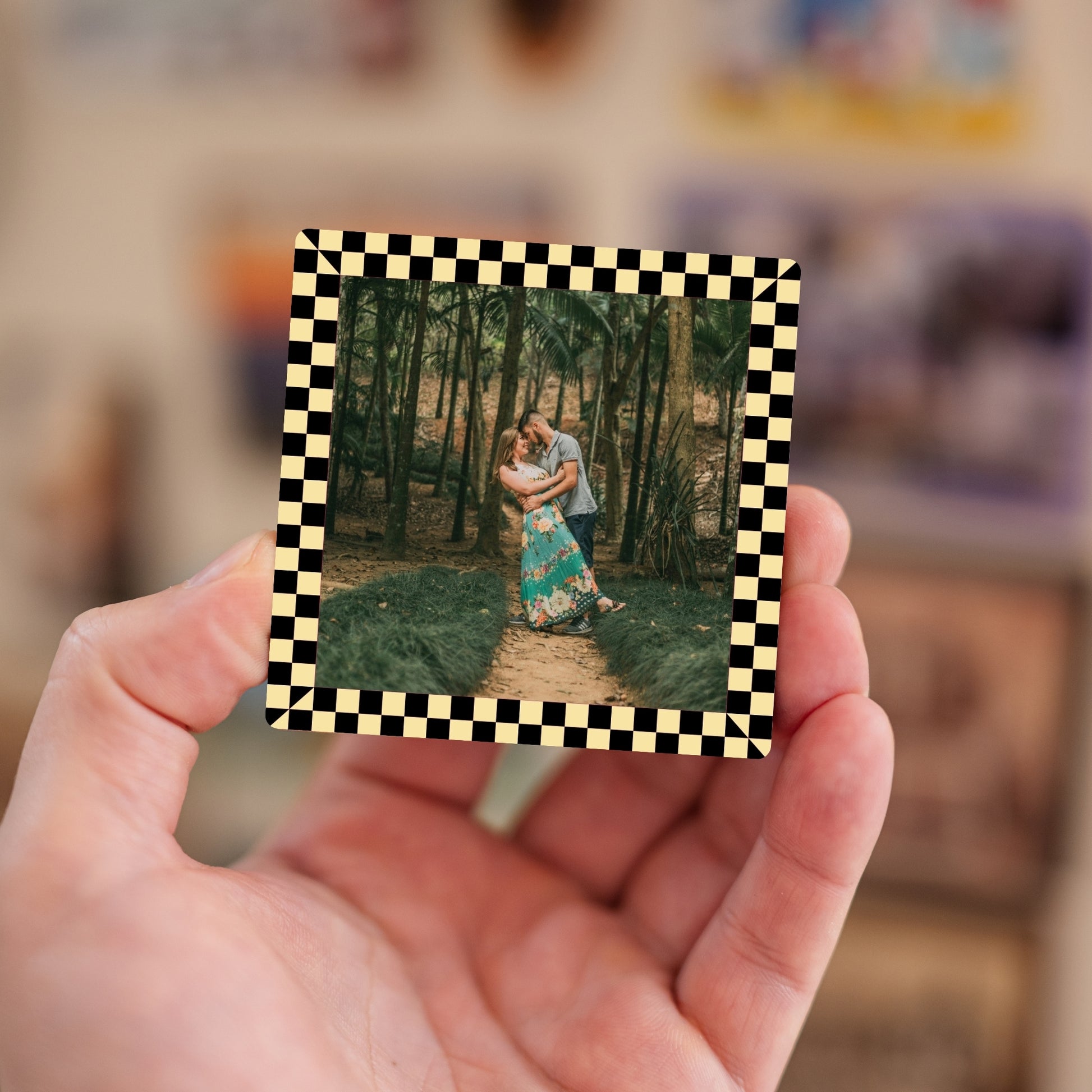 Handheld custom photo magnet from Soulmates with Extra Spice bundle.