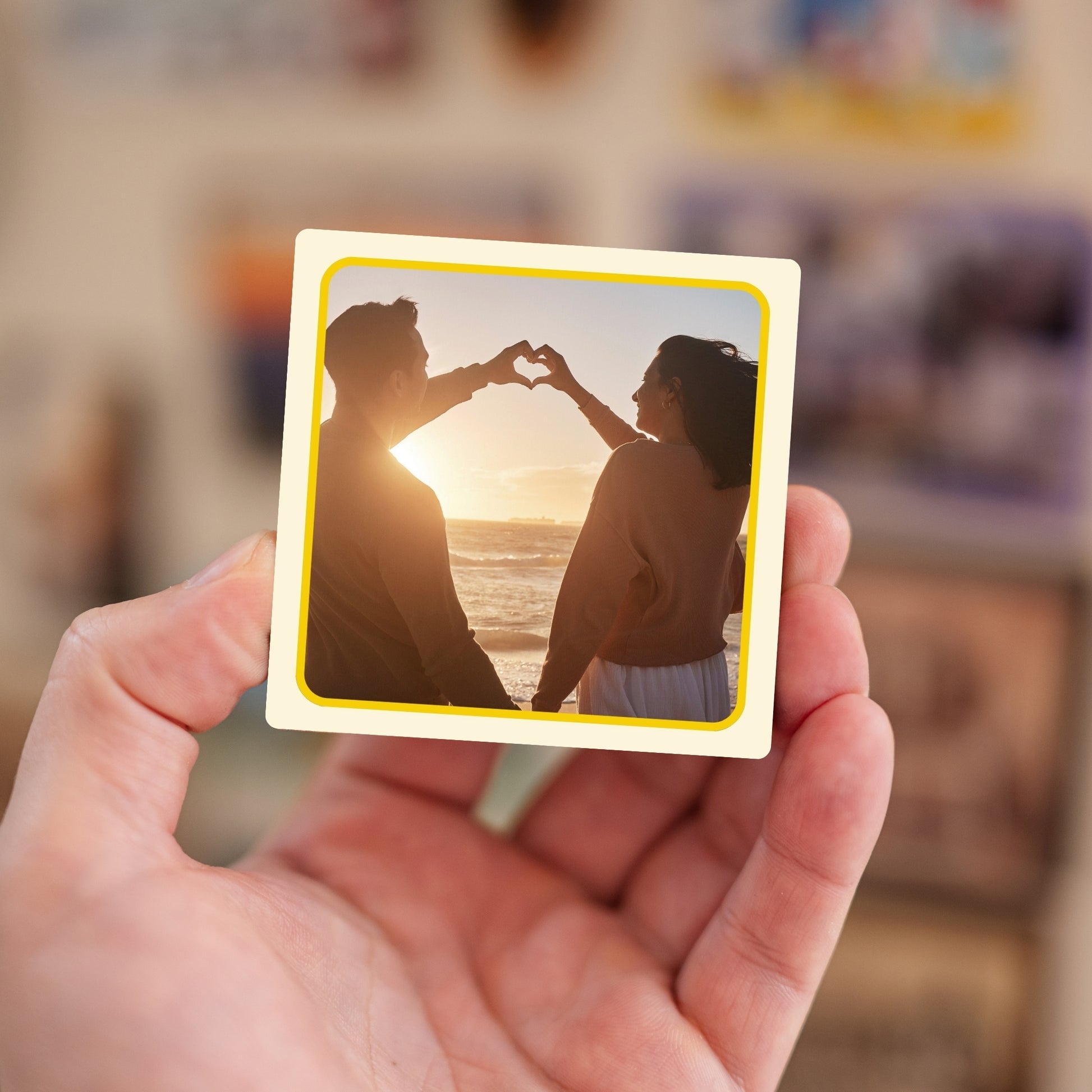 Handheld custom photo magnet from Dear You bundle.