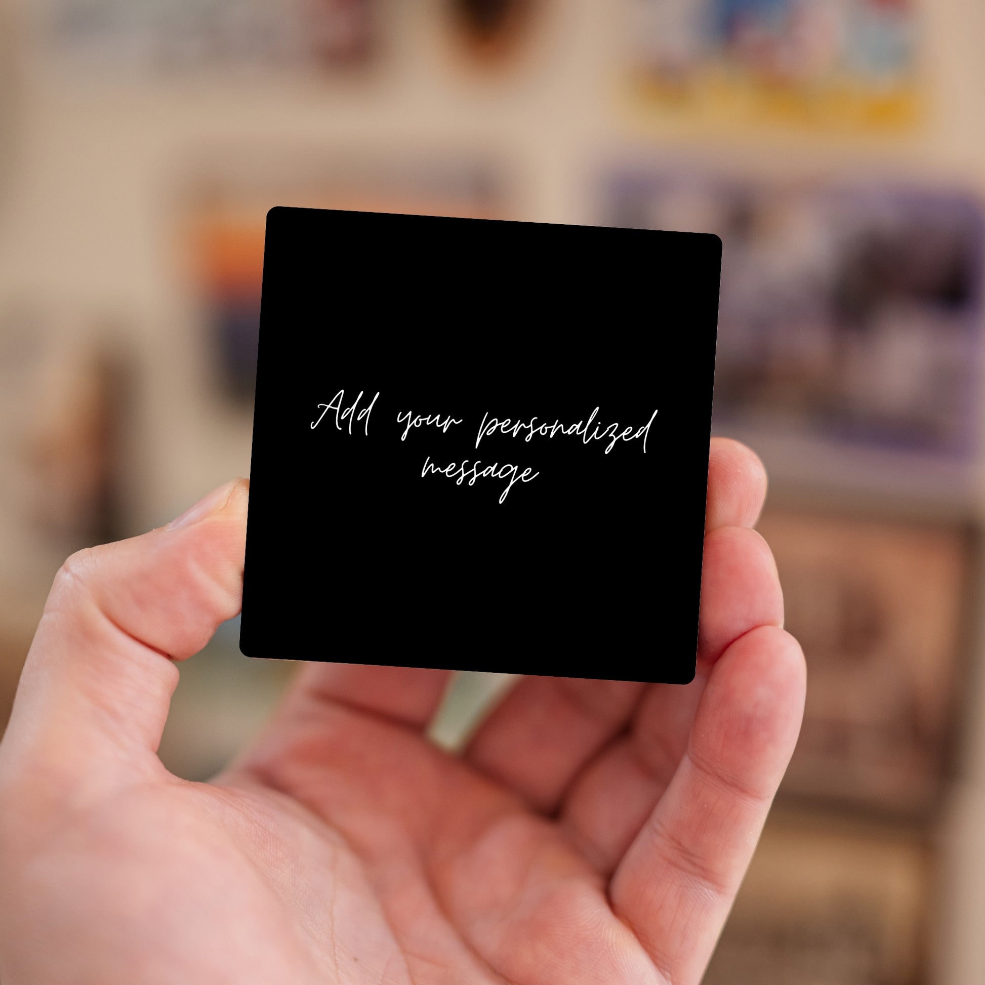 Personalized message fridge magnet – handheld romantic gift keepsake
