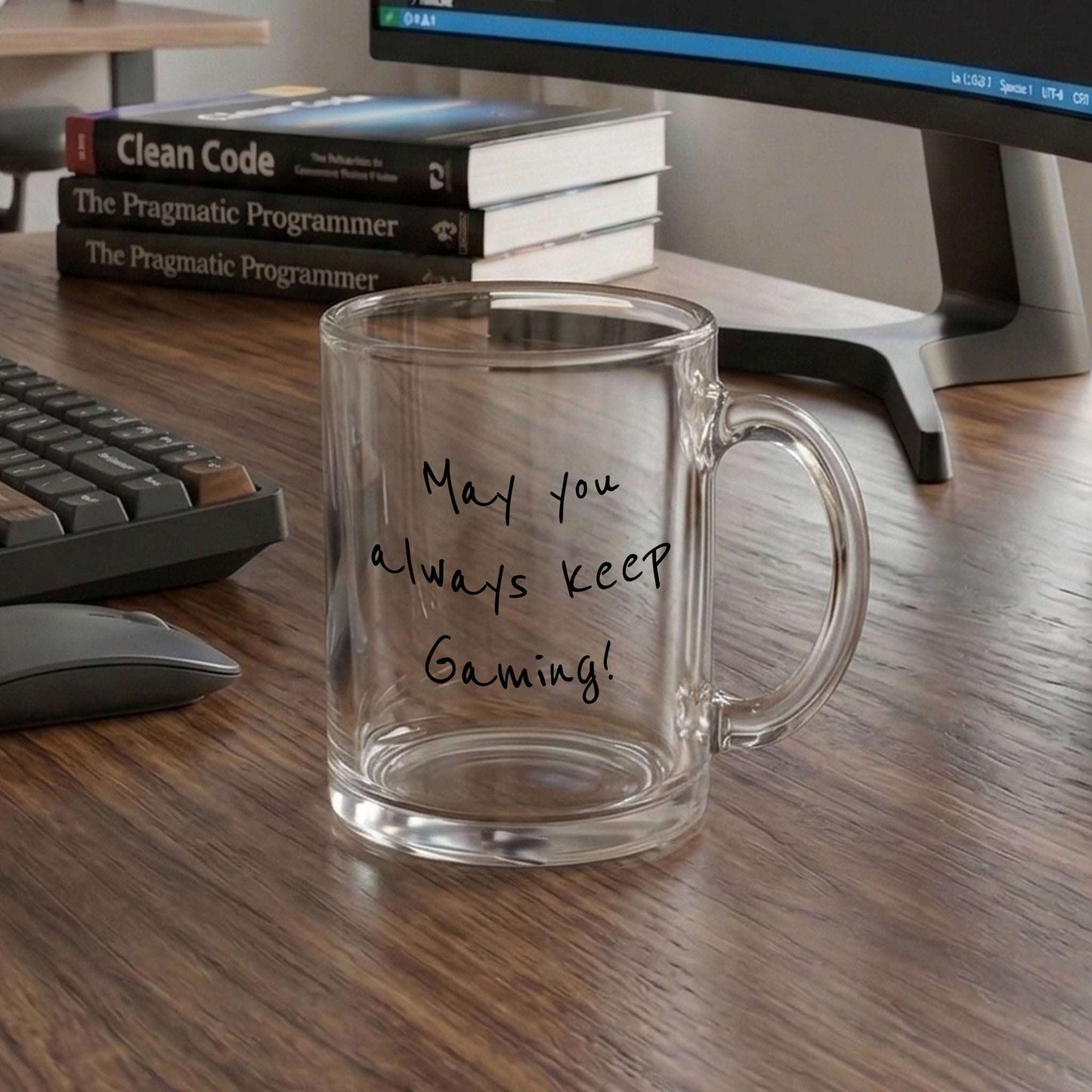 Custom Clear Glass Mug