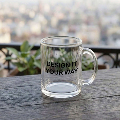 Custom Clear Glass Mug