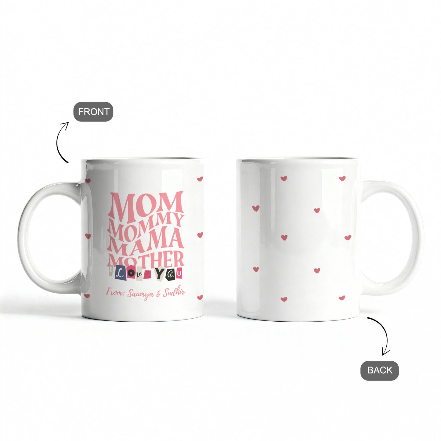 All The Names She Answers To – Custom Ceramic Mug