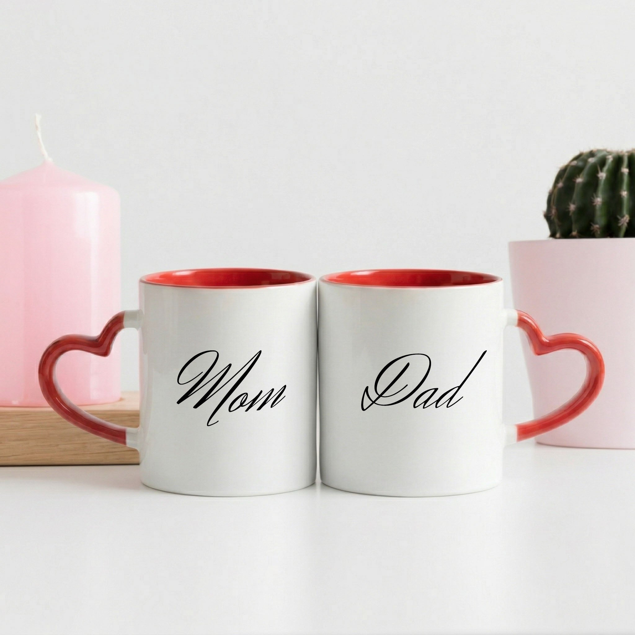 Custom Heart Handle Mug