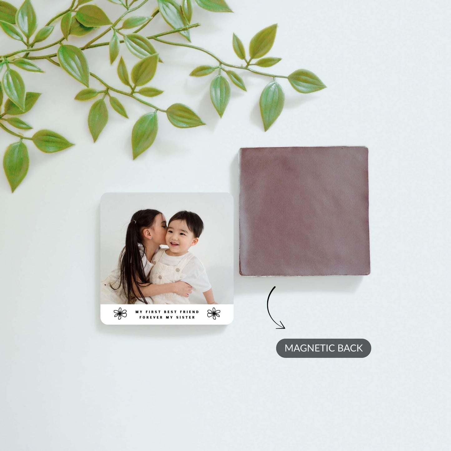 My First Best Friend - Custom Fridge Magnet