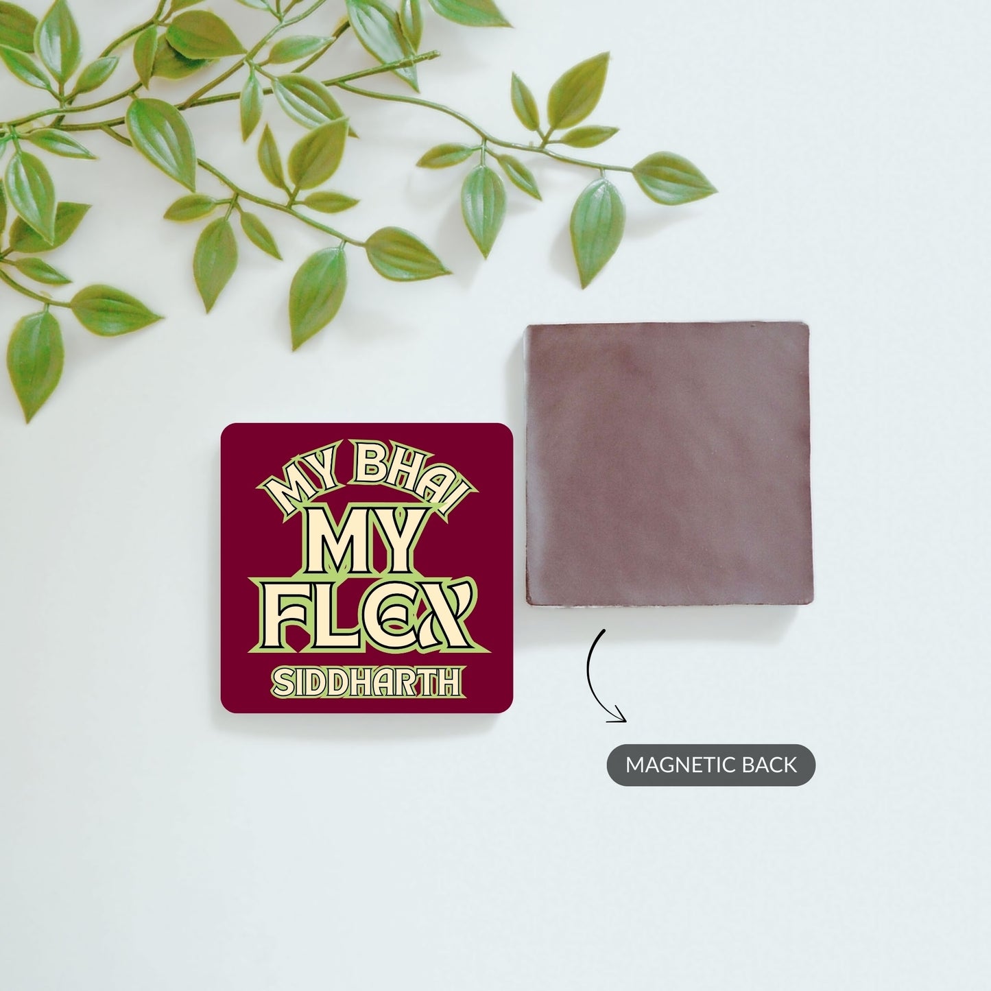 My Bhai, My Flex - Custom Fridge Magnet