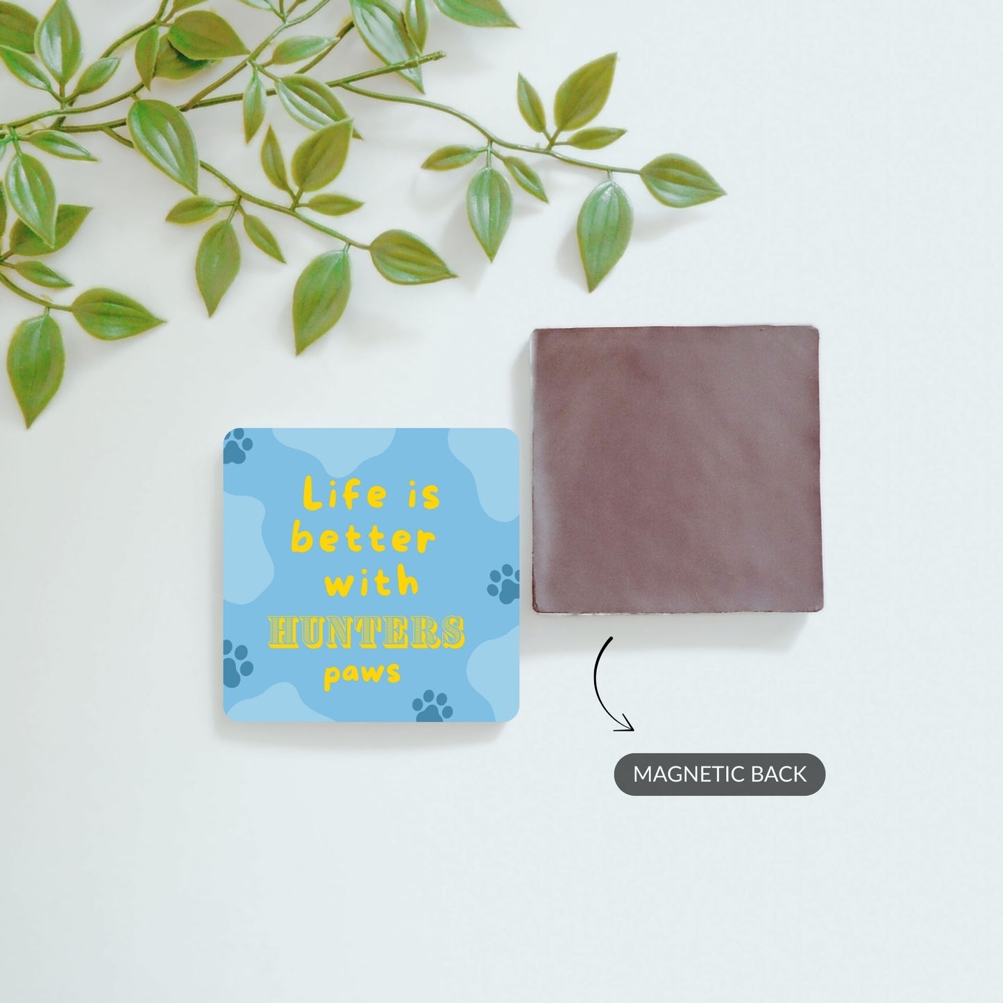 Life with Paws - Custom Fridge Magnet