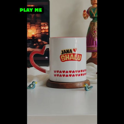Mom, You Are Amazing - Custom Heart Handle Mug