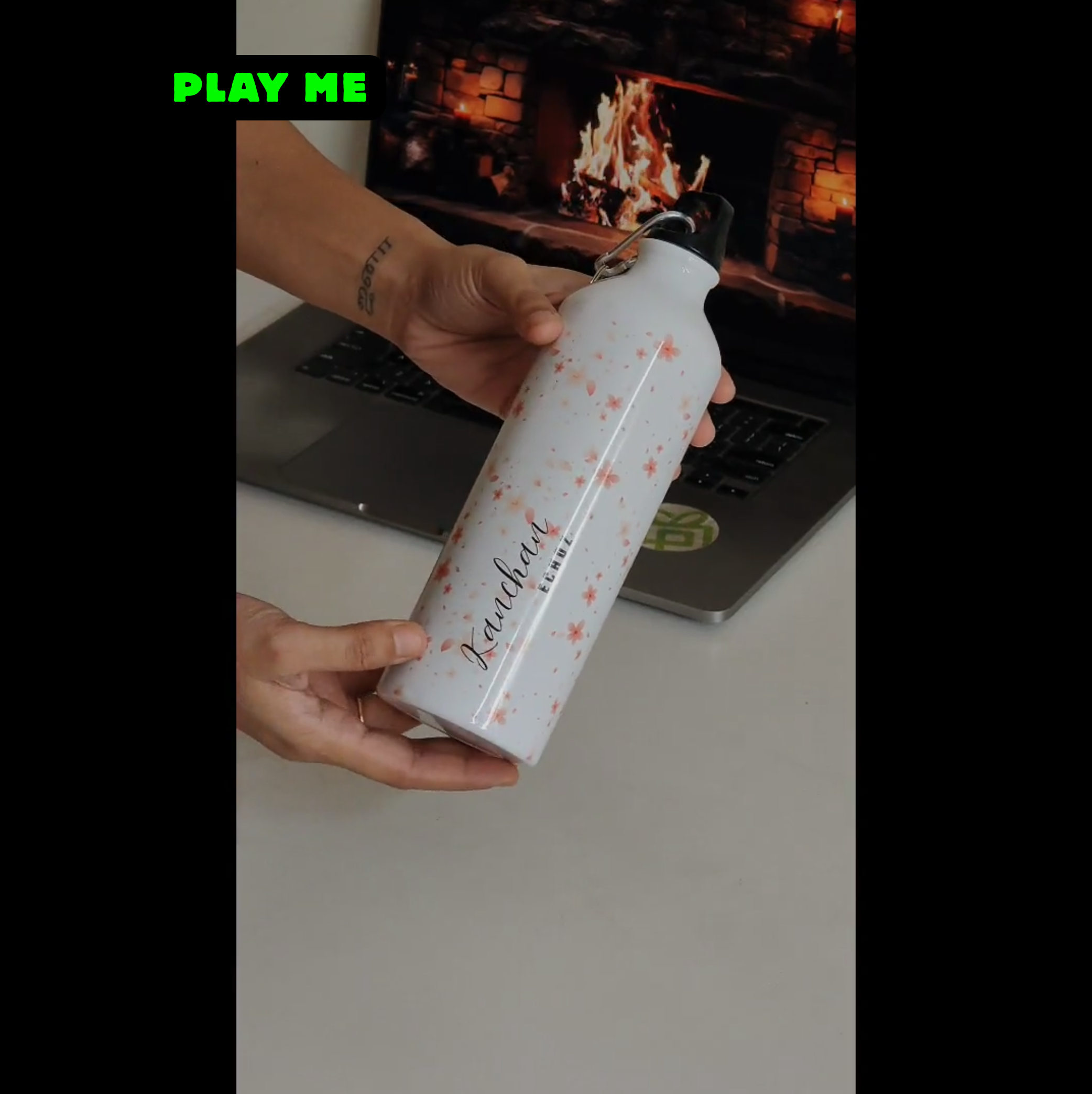 Custom White Bottle