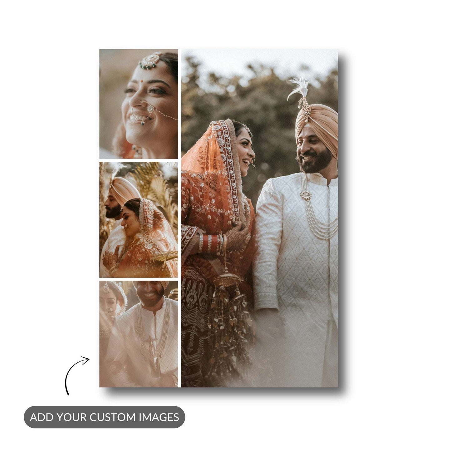 From Vows to Forever – Wedding Photo Metal Print Bundle (Set of 2)