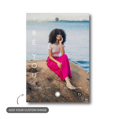 Be You - Custom Photo Metal Print