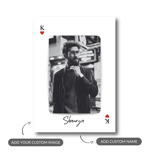 King of Hearts - Custom Metal Print