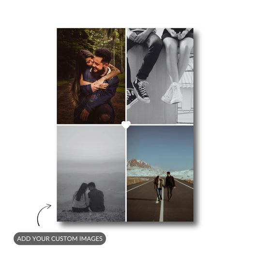 Fourfold Collage – Custom Photo Metal Print