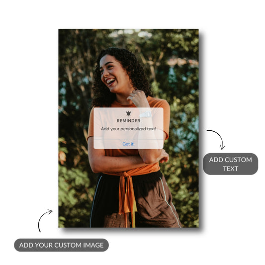 Reminder - Custom Metal Print