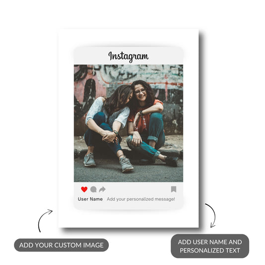 Freeze the Feed – Custom Metal Print